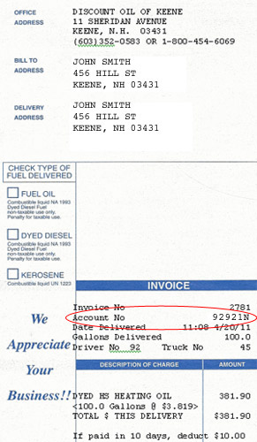 sample invoice